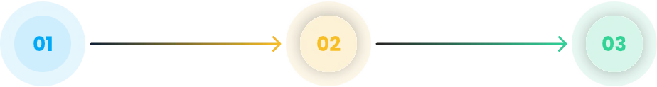 Steps 01 02 03